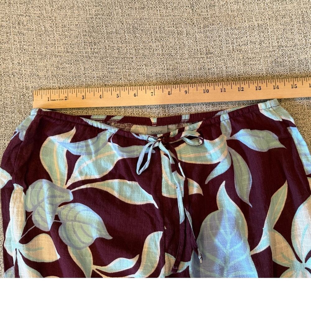 Shade Shore Eyelet Cheeky Coverage One Piece Swimsuit w/ Coverup Pants Sz Small - Picture 14 of 16